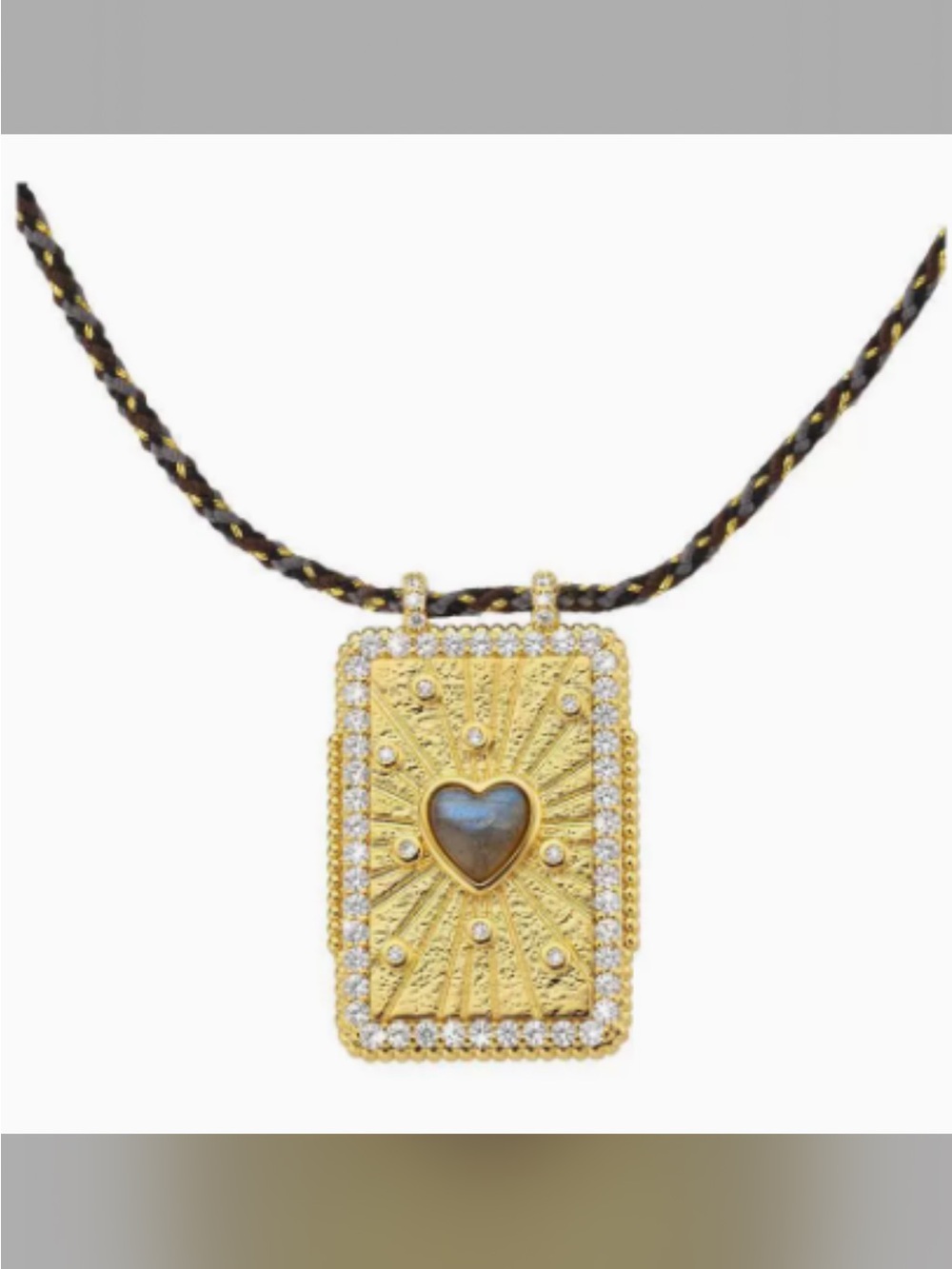 MAYAMAR 24K Gold Heart Necklace